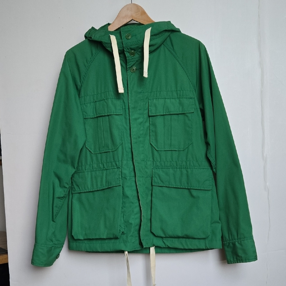 Woolrich Woolen Mills Green Field Jacket Parka Sz M